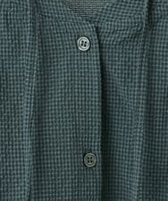 OLBIA27089 eur3(エウルキューブ) 【大きいサイズ】ぽこぽこフーディー風ブラウス グリーン(35)