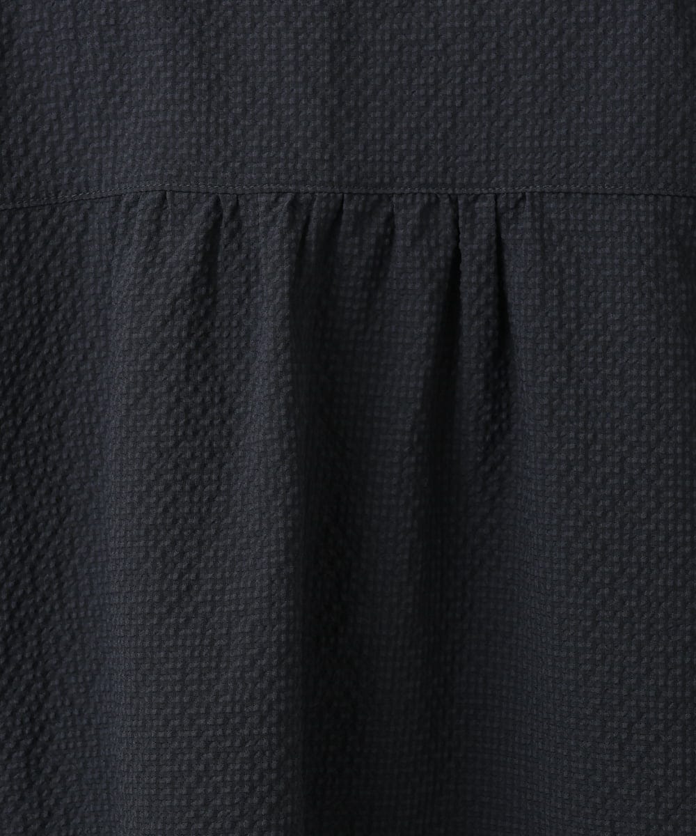 OLBIA27089 eur3(エウルキューブ) 【大きいサイズ】ぽこぽこフーディー風ブラウス ネイビー(57)