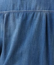 OLBID50139 eur3(エウルキューブ) 【大きいサイズ】シア―デニムシャツ ネイビー