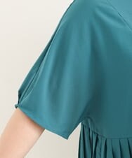 OLBIP36090 eur3(エウルキューブ) 【大きいサイズ】プリーツチュニック グリーン(35)