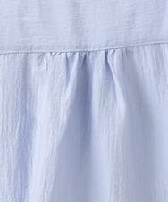 OLBIV43099 eur3(エウルキューブ) 【大きいサイズ】シアーハーフスリーブシャツ ライトブルー(50)