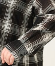 OLBJA01089 eur3(エウルキューブ) 【大きいサイズ】コットンシアーシャツ アイボリー(80)