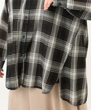 OLBJA01089 eur3(エウルキューブ) 【大きいサイズ】コットンシアーシャツ アイボリー(80)