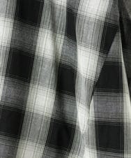 OLBJA01089 eur3(エウルキューブ) 【大きいサイズ】コットンシアーシャツ ブラック(94)