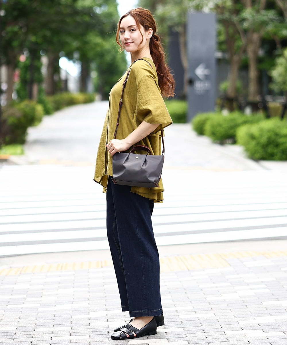 OLBJA17099 eur3(エウルキューブ) 【大きいサイズ/LAVEANGE×eur3】バックフレアチュニック マスタード(26)