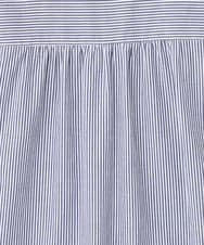 OLBJS06099 eur3(エウルキューブ) 【大きいサイズ】バンドカラーシャツブラウス ネイビー(57)