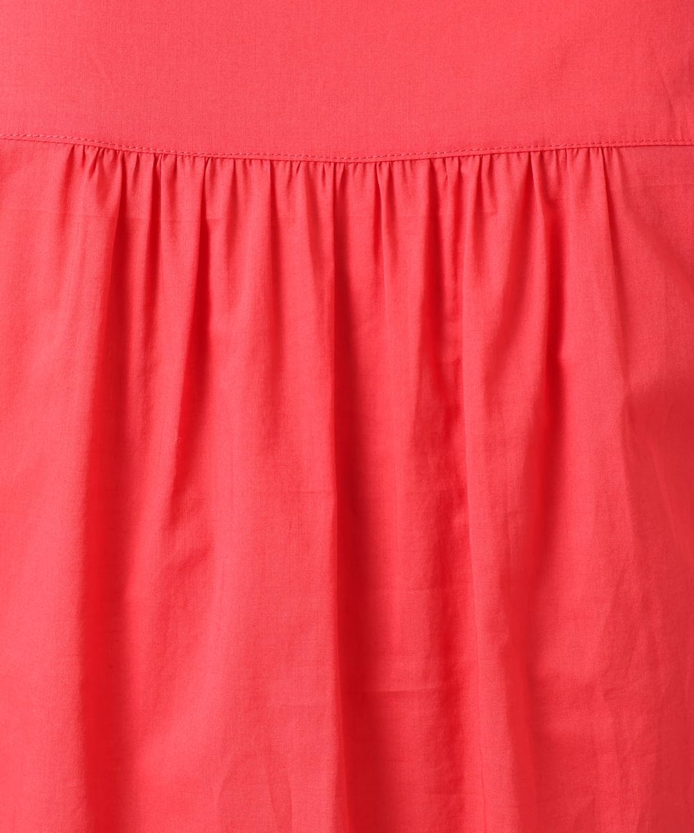 OLBKA05089 eur3(エウルキューブ) 【大きいサイズ】コットンフリルブラウス レッド(05)