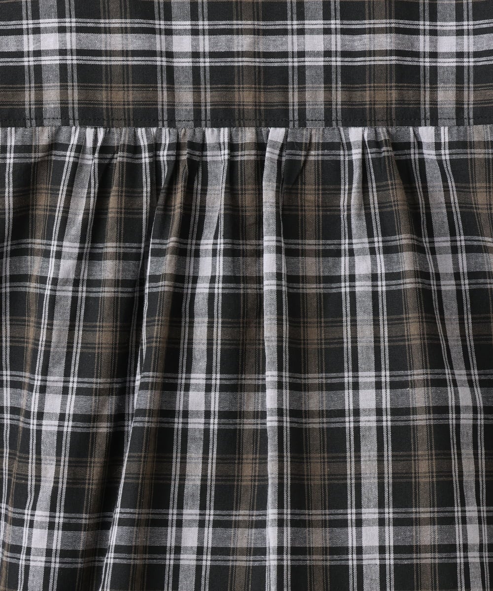 OLBKD14099 eur3(エウルキューブ) 【大きいサイズ】ドロップショルダーシャツ ブラック