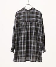 OLBKD14099 eur3(エウルキューブ) 【大きいサイズ】ドロップショルダーシャツ ブラック