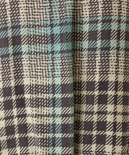 OLBKD15089 eur3(エウルキューブ) 【大きいサイズ/2way】千鳥チェックブラウス グリーン