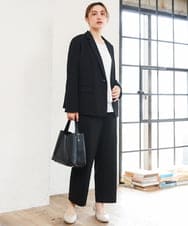 OLBLD12089 eur3(エウルキューブ) 【WEB先行販売】【大きいサイズ/11号サイズあり】2wayチェーンブレードブラウス ホワイト