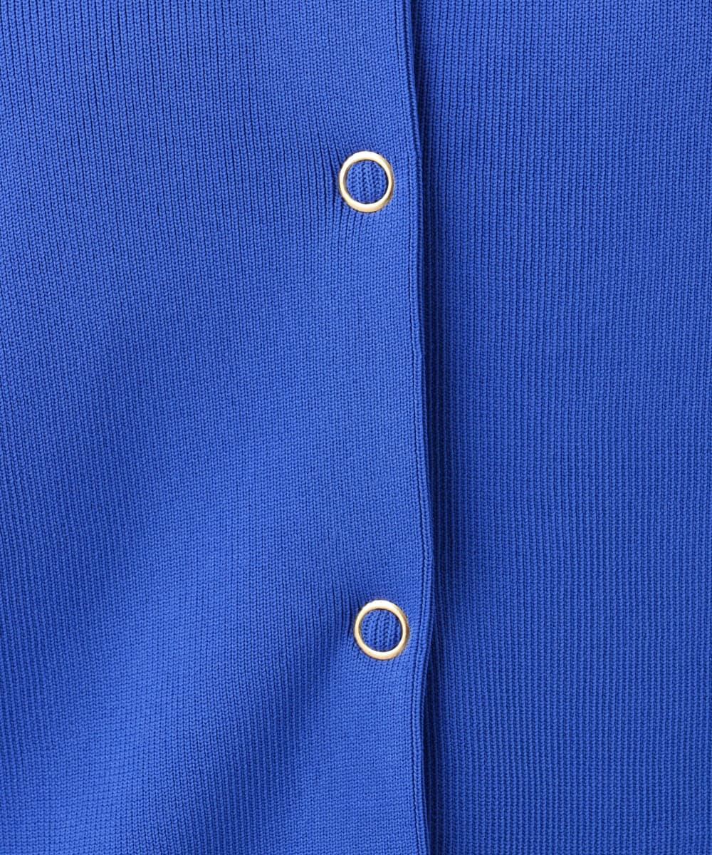 OLCAD10099 eur3(エウルキューブ) 【WEB先行販売】【大きいサイズ】2WAYカーディガン ブルー(55)