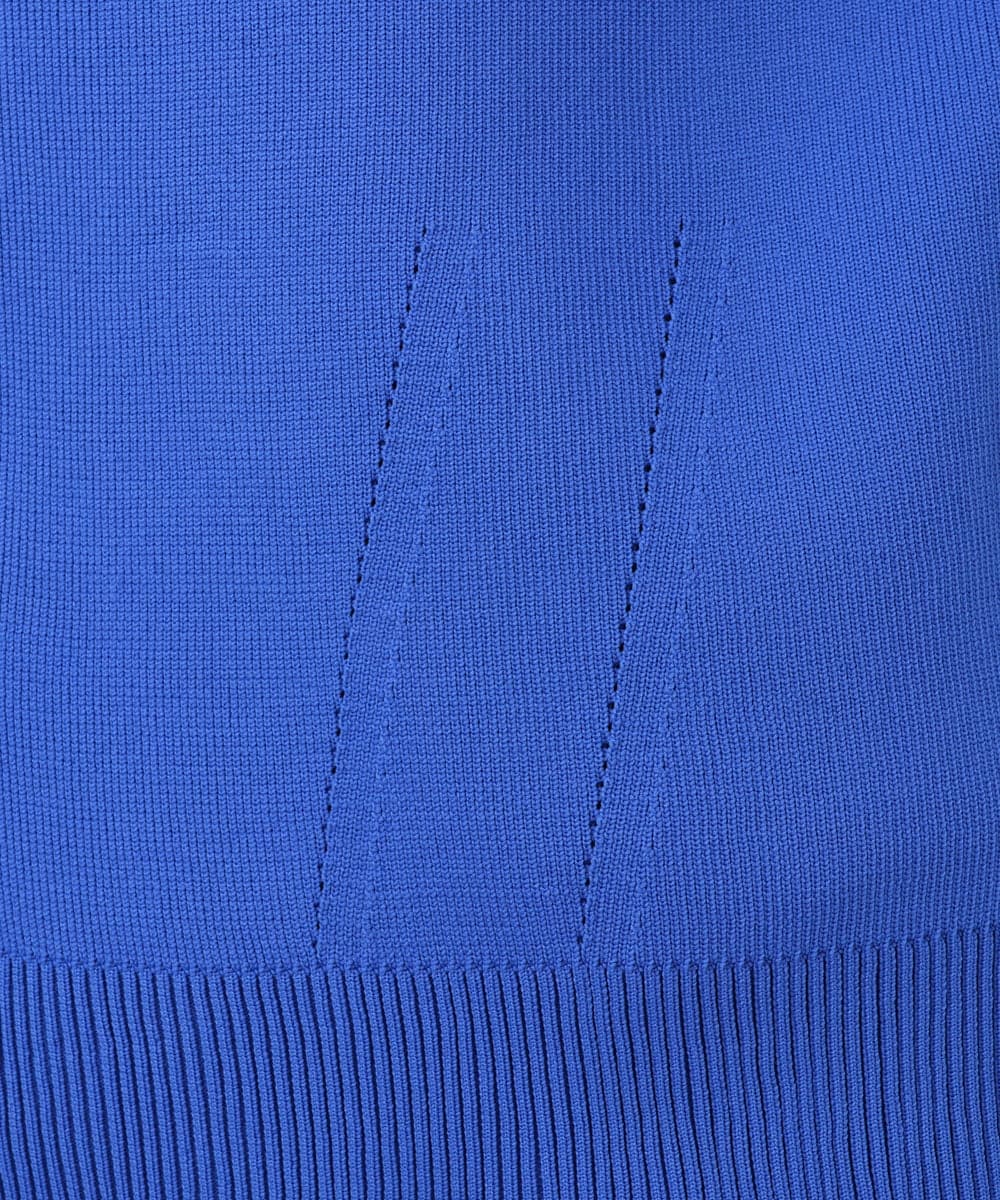 OLCAD10099 eur3(エウルキューブ) 【WEB先行販売】【大きいサイズ】2WAYカーディガン ブルー(55)