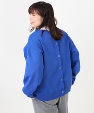 OLCAD10099 eur3(エウルキューブ) 【WEB先行販売】【大きいサイズ】2WAYカーディガン ブルー(55)