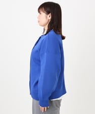 OLCAD10099 eur3(エウルキューブ) 【WEB先行販売】【大きいサイズ】2WAYカーディガン ブルー(55)