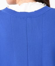 OLCAD10099 eur3(エウルキューブ) 【WEB先行販売】【大きいサイズ】2WAYカーディガン ブルー(55)