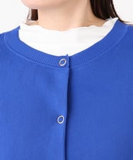 OLCAD10099 eur3(エウルキューブ) 【WEB先行販売】【大きいサイズ】2WAYカーディガン ブルー(55)