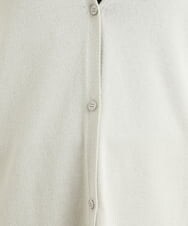 OLCAS18080 eur3(エウルキューブ) 【大きいサイズ】Vネックロングカーディガン ライトグレー(91)