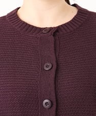 OLCBA08099 eur3(エウルキューブ) 【大きいサイズ】2WAYカーディガン ワイン(77)