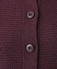 OLCBA08099 eur3(エウルキューブ) 【大きいサイズ】2WAYカーディガン ワイン(77)