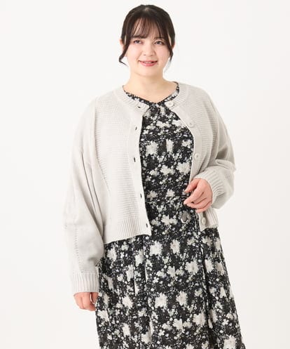 OLCBA08099 eur3 【大きいサイズ】2WAYカーディガン