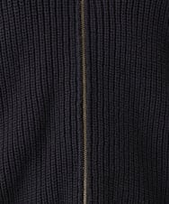 OLCBA90159 eur3(エウルキューブ) 【大きいサイズ/WEB限定】ニットブルゾン ネイビー(57)