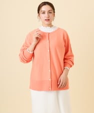 OLCCD01074 eur3(エウルキューブ) 【大きいサイズ/a.v.v×eur3】2WAYカーディガン オレンジ(15)