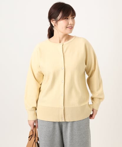 OLCCD01074 eur3 【大きいサイズ/a.v.v×eur3】2WAYカーディガン