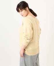 OLCCD01074 eur3(エウルキューブ) 【大きいサイズ/a.v.v×eur3】2WAYカーディガン ライトイエロー(20)