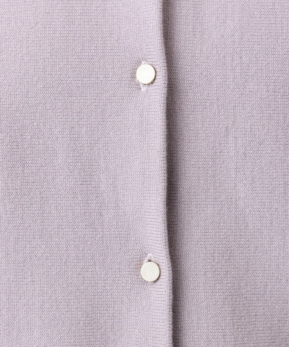 OLCCD01074 eur3(エウルキューブ) 【大きいサイズ/a.v.v×eur3】2WAYカーディガン ラベンダー(60)