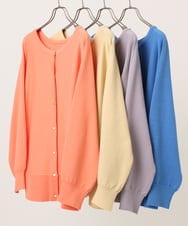 OLCCD01074 eur3(エウルキューブ) 【大きいサイズ/a.v.v×eur3】2WAYカーディガン ラベンダー(60)