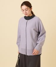 OLCCD01074 eur3(エウルキューブ) 【大きいサイズ/a.v.v×eur3】2WAYカーディガン ラベンダー(60)