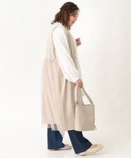 OLCCV02099 eur3(エウルキューブ) 【大きいサイズ】チュールコンビジレ ベージュ(82)