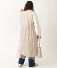 OLCCV02099 eur3(エウルキューブ) 【大きいサイズ】チュールコンビジレ ベージュ(82)