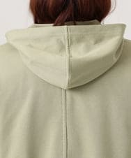 OLCDD04099 eur3(エウルキューブ) 【WEB先行販売】【大きいサイズ】ねこプリントパーカー カーキ