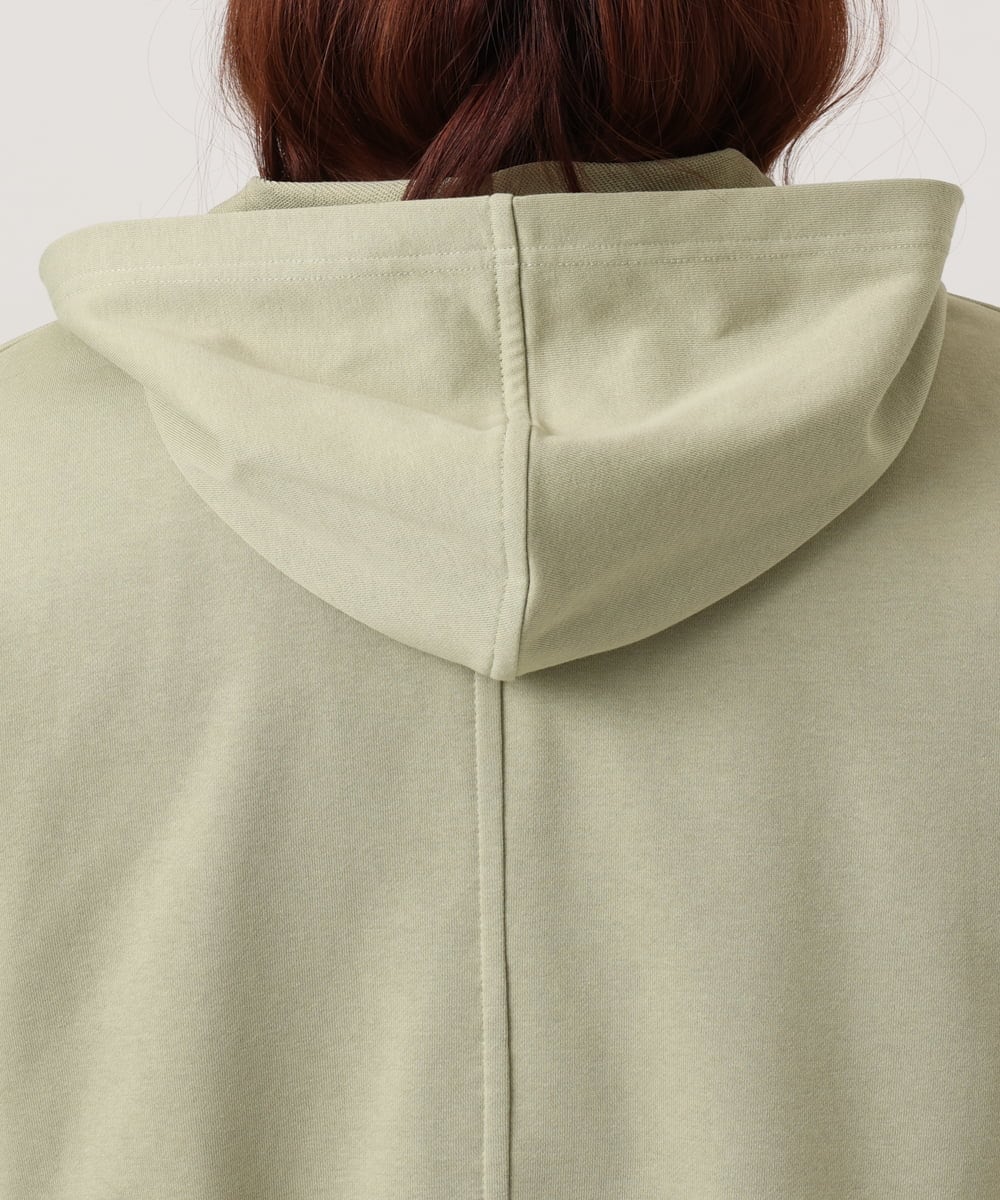 OLCDD04099 eur3(エウルキューブ) 【WEB先行販売】【大きいサイズ】ねこプリントパーカー カーキ