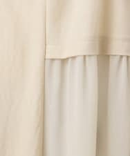 OLCFA09099 eur3(エウルキューブ) 【大きいサイズ】シアーペプラムジレ ベージュ(82)