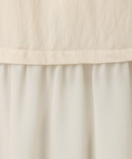 OLCFA09099 eur3(エウルキューブ) 【大きいサイズ】シアーペプラムジレ ベージュ(82)