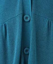 OLCFA10099 eur3(エウルキューブ) 【大きいサイズ】シアーペプラムカーディガン ブルー(55)