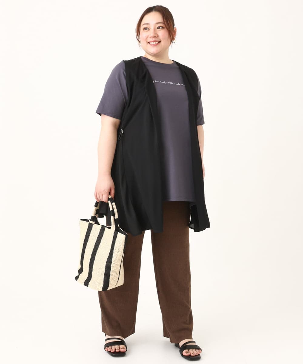 OLCFV06089 eur3(エウルキューブ) 【大きいサイズ】イレヘムコンビジレ ブラック(94)