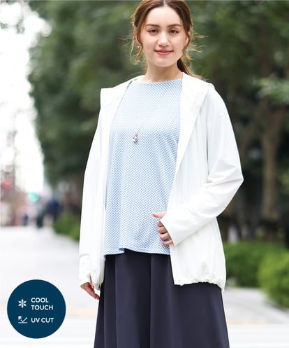 OLCGA21099 eur3 【WEB先行販売】【大きいサイズ/機能素材アイテム】接触冷感ラッシュガード