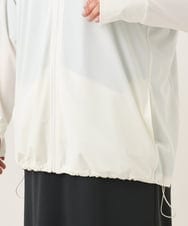 OLCGA21099 eur3(エウルキューブ) 【WEB先行販売】【大きいサイズ/機能素材アイテム】接触冷感ラッシュガード ホワイト(90)