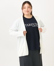 OLCGA21099 eur3(エウルキューブ) 【WEB先行販売】【大きいサイズ/機能素材アイテム】接触冷感ラッシュガード ホワイト(90)