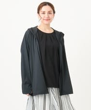 OLCGA21099 eur3(エウルキューブ) 【WEB先行販売】【大きいサイズ/機能素材アイテム】接触冷感ラッシュガード ブラック(94)