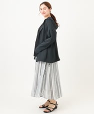 OLCGA21099 eur3(エウルキューブ) 【WEB先行販売】【大きいサイズ/機能素材アイテム】接触冷感ラッシュガード ブラック(94)