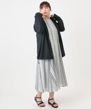 OLCGA21099 eur3(エウルキューブ) 【WEB先行販売】【大きいサイズ/機能素材アイテム】接触冷感ラッシュガード ブラック(94)