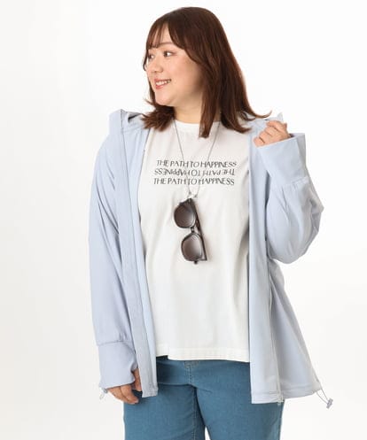 OLCGD08099 eur3 【WEB先行販売】【大きいサイズ/機能素材アイテム】接触冷感ラッシュガード