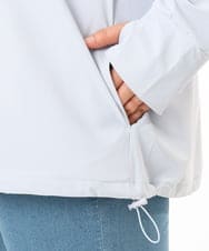 OLCGD08099 eur3(エウルキューブ) 【WEB先行販売】【大きいサイズ/機能素材アイテム】接触冷感ラッシュガード ライトブルー