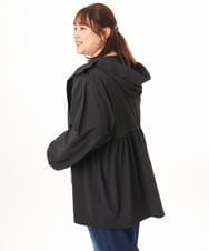 OLCGD09119 eur3(エウルキューブ) 【WEB先行販売】【大きいサイズ/機能素材アイテム】接触冷感フレアラッシュガード ブラック