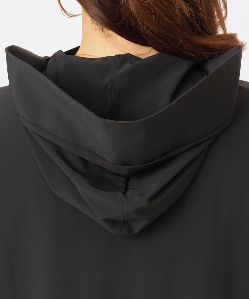 OLCGD09119 eur3(エウルキューブ) 【WEB先行販売】【大きいサイズ/機能素材アイテム】接触冷感フレアラッシュガード ブラック